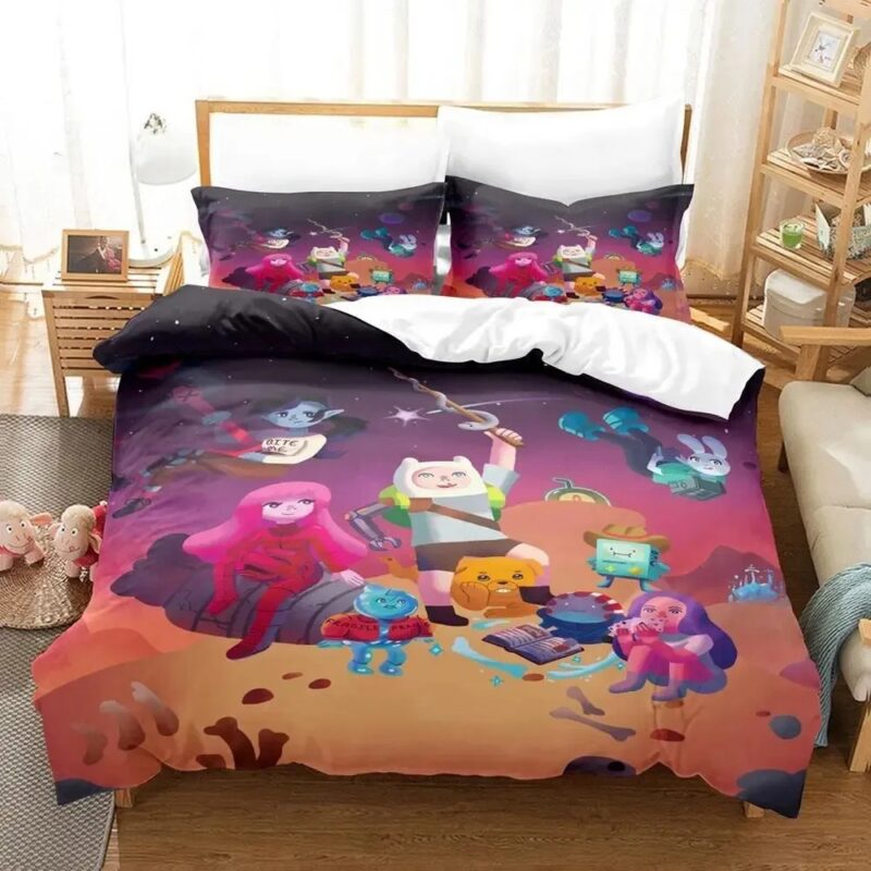Adventure Time themed bedding set display image