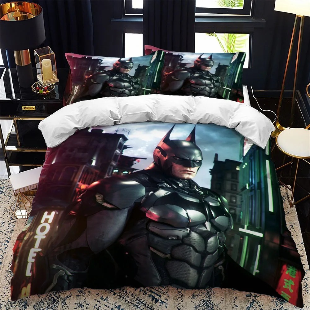 Batman Bedding Set Single Double King Duvet Cover Quilt Cover - Image 2