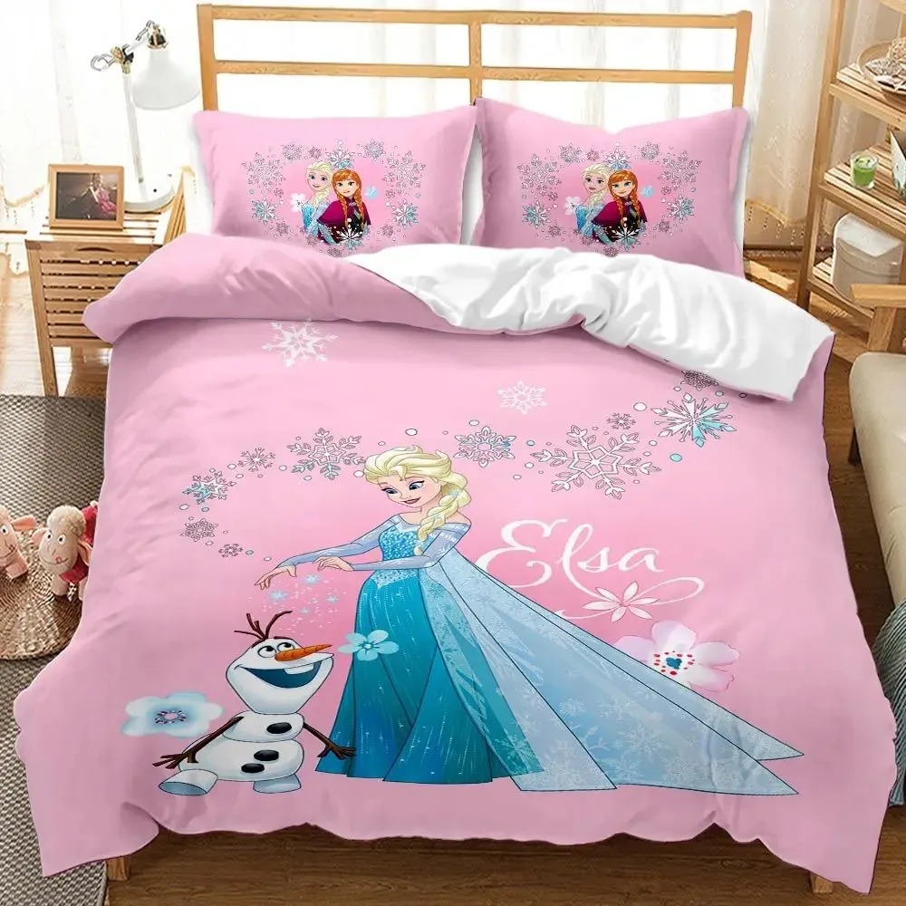 Disney Frozen Bedding Set Single Double King Duvet Cover Quilt Cover – Image 2
