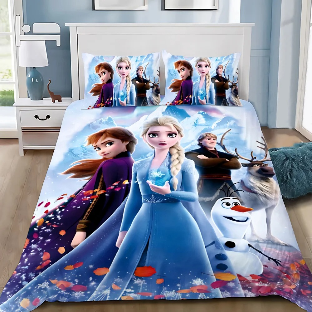 Disney Frozen Bedding Set Single Double King Duvet Cover Quilt Cover #1