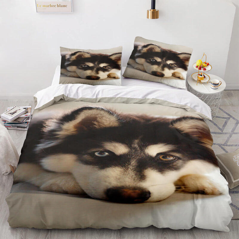Animal Dog Bedding Set Children\'s Bedding Set Softer and More Delicate – Image 5