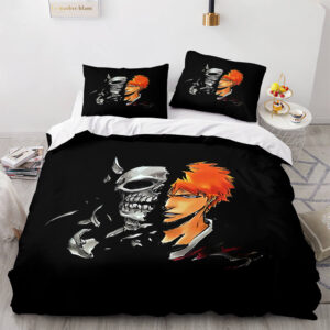 Anime Bleach Cosplay  Cartoon Duvet Cover 3d Digital Print Super Soft and Comfortable