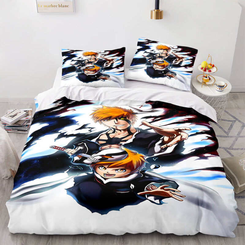 Anime Bleach Cosplay  Cartoon Duvet Cover 3d Digital Print Super Soft and Comfortable – Image 4