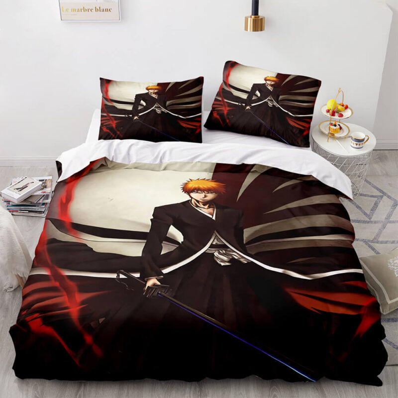 Anime Bleach Cosplay  Cartoon Duvet Cover 3d Digital Print Super Soft and Comfortable – Image 5