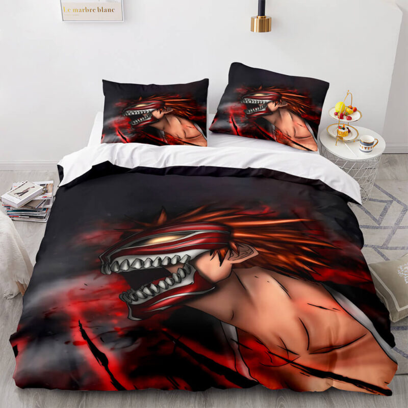 Anime Bleach Cosplay  Cartoon Duvet Cover 3d Digital Print Super Soft and Comfortable – Image 7