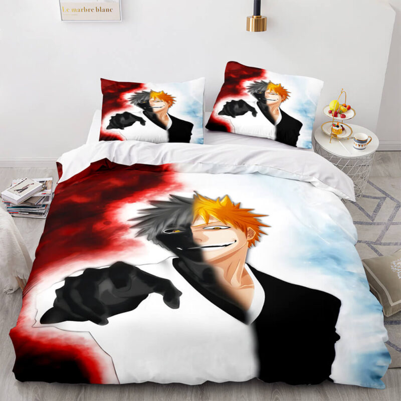 Anime Bleach Cosplay  Cartoon Duvet Cover 3d Digital Print Super Soft and Comfortable – Image 8