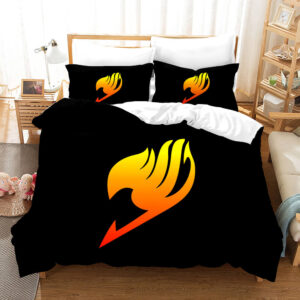 Anime Fairy Tail Cosplay  Bedding Set 3-piece Set Easy to Care for and Keep Warm
