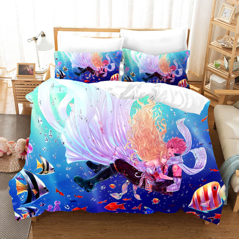 Anime Fairy Tail Cosplay  Bedding Set 3-piece Set Easy to Care for and Keep Warm – Image 7
