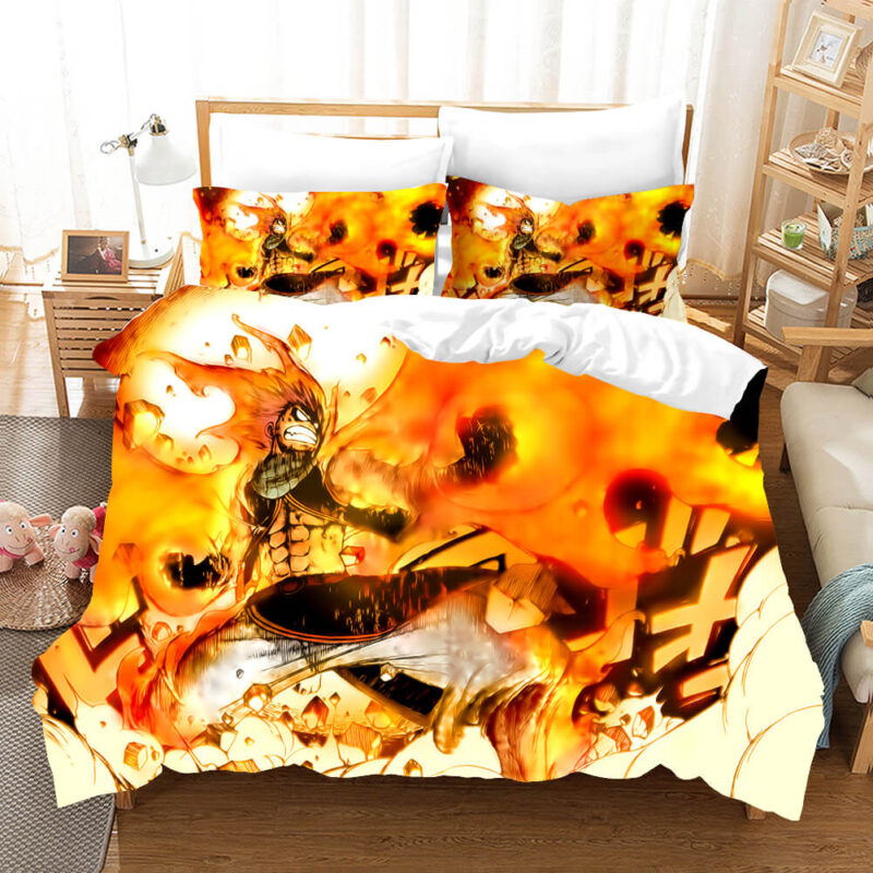 Anime Fairy Tail Cosplay  Bedding Set 3-piece Set Easy to Care for and Keep Warm – Image 9