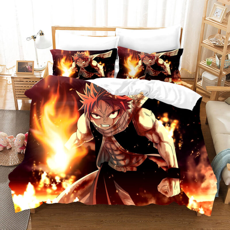 Anime Fairy Tail Cosplay  Bedding Set 3-piece Set Easy to Care for and Keep Warm – Image 10